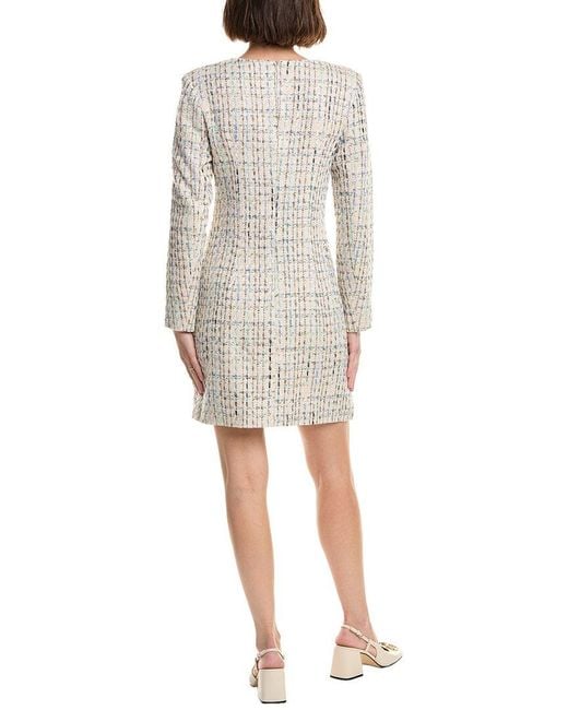 Pascale La Mode White Tweed Mini Dress
