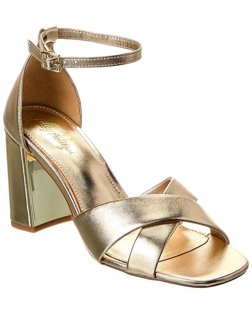 Lilly Pulitzer Metallic Kendall Leather Sandal