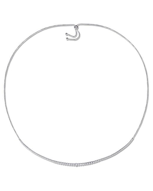 Lab Grown Diamonds Metallic Created Forever 14K 1.99 Ct. Tw. Lab-Grown Diamond Tennis Necklace