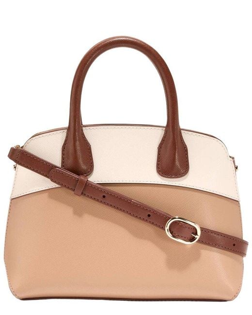 Cole Haan Brown The Lady Small Leather Satchel