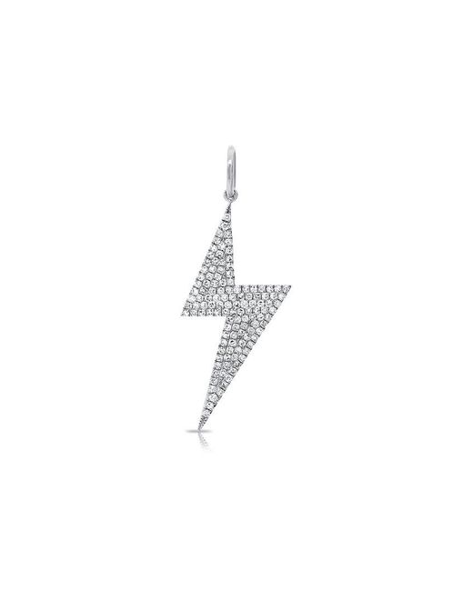Sabrina Designs White 14K 0.44 Ct. Tw. Diamond Lightning Bolt Necklace