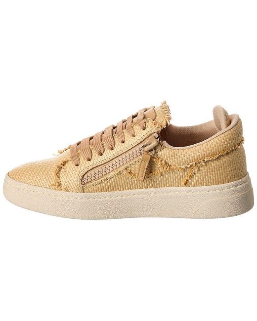 Giuseppe Zanotti Natural Gz/94 Raffia Sneaker