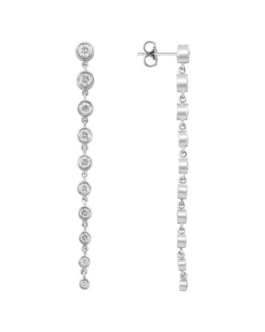 Effy Fine Jewelry White 14K 1.20 Ct. Tw. Diamond Earrings