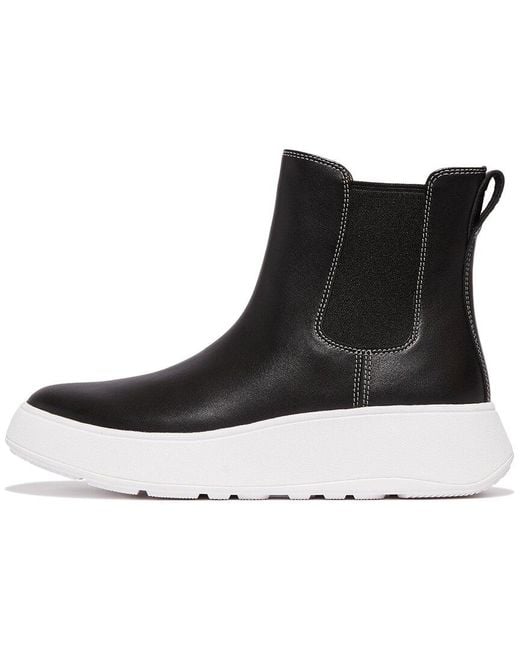 Fitflop Black F-Mode Leather Boot