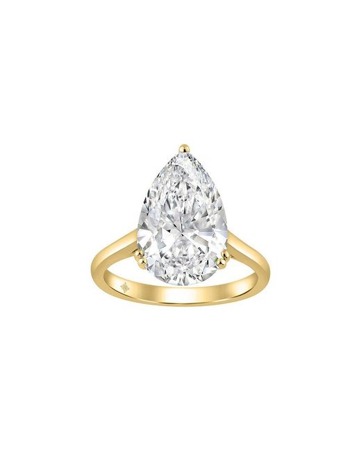 Ethos Creations White 14K.00 Ct. Tw. Lab-Grown Diamond Ring