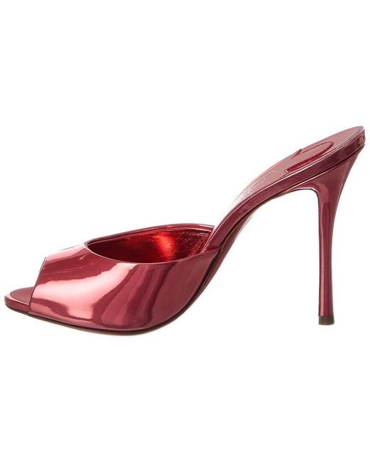 Christian Louboutin Red Me Dolly 100 Leather Sandal