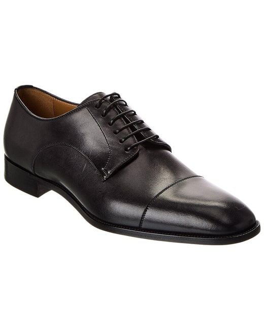Christian Louboutin Black Top 5 Leather Oxford for men