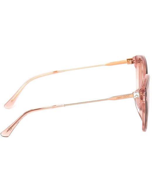 Jimmy Choo Pink Vic/f/sk 64mm Sunglasses
