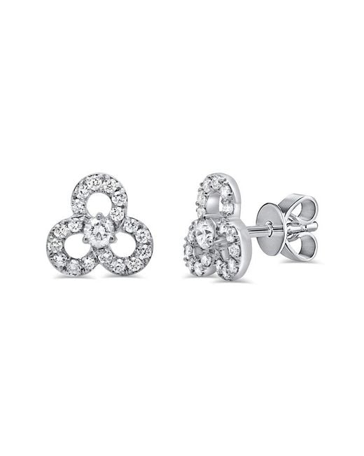 Sabrina Designs Metallic 14K 0.39 Ct. Tw. Diamond Stud Earrings