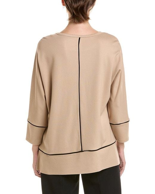 Jones New York Natural Dolman Sleeve Tunic