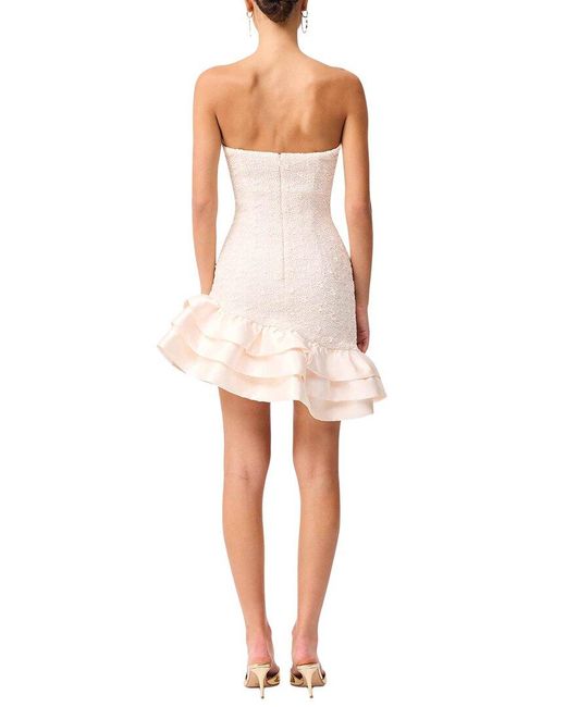 Elliatt White Paloma Asym Mini Dress