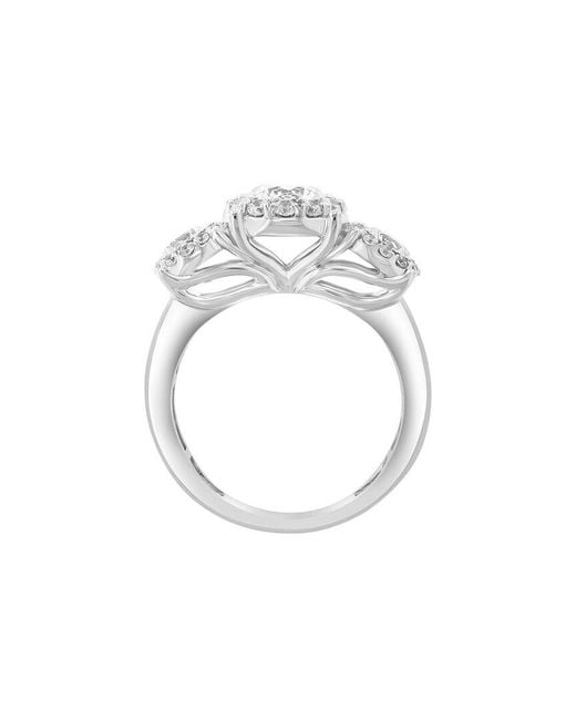 Effy Fine Jewelry White 14K 2.89 Ct. Tw. Lab-Grown Diamond Ring