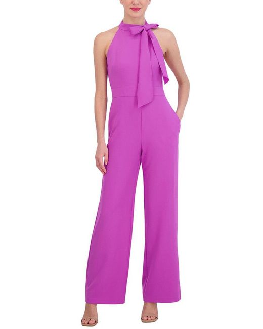Vince Camuto Purple Jumpsuit