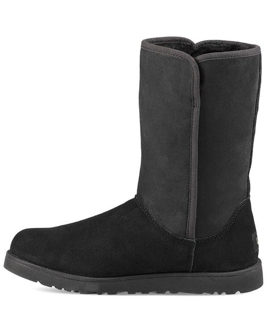 UGG Michelle Suede Classic Boot in Black | Lyst