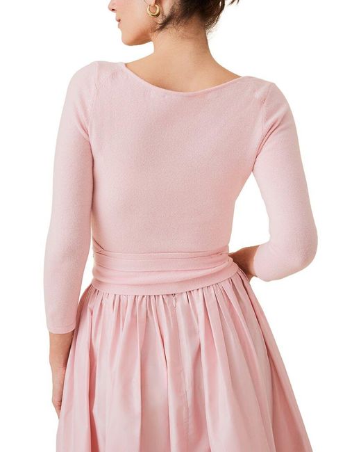 J.McLaughlin Pink Pavlova Sweater