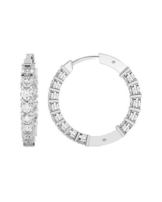 Diamond Select Cuts Metallic 14K 3.00 Ct. Tw. Diamond Earrings