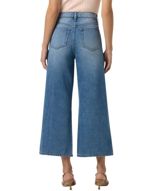 Joe's Jeans Blue Wide Leg Crop Valenzuela Jean