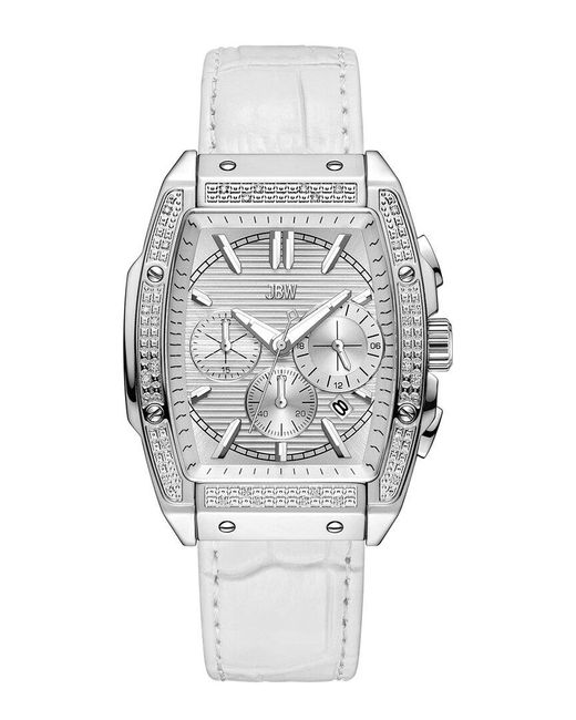 JBW Gray Unisex Echelon Diamond Watch