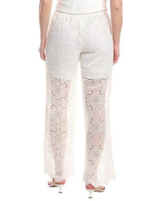 FLORA BEA NYC White Rolla Pant