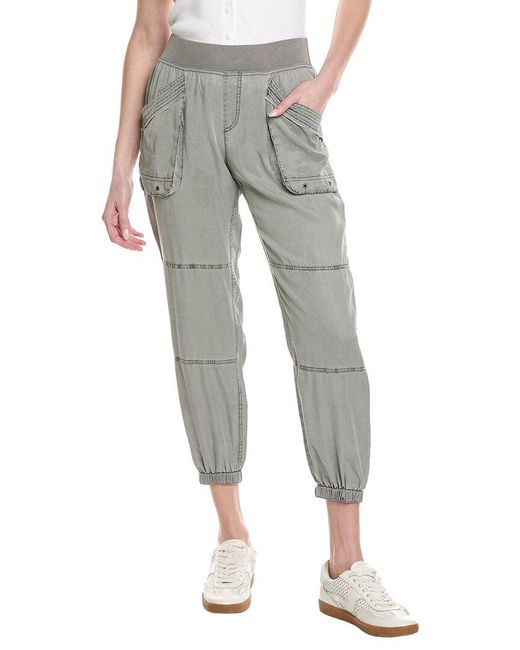XCVI Gray Chattaway Banded Pant