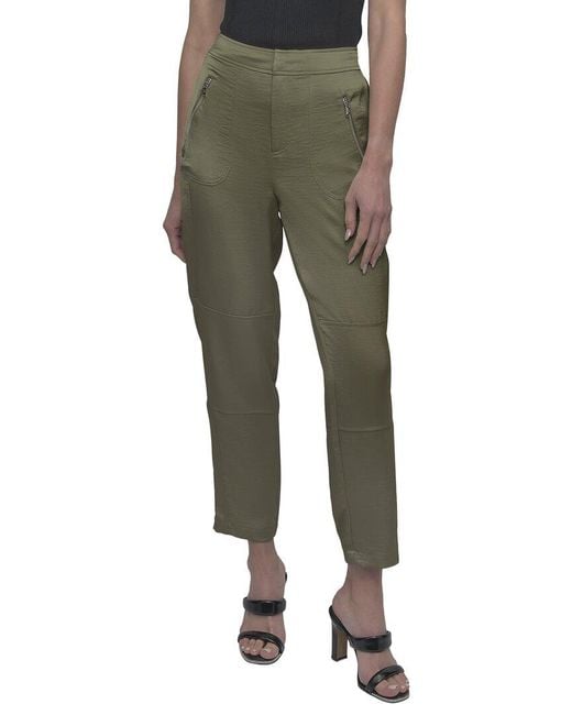 DKNY Green Glazed Dressing Pant