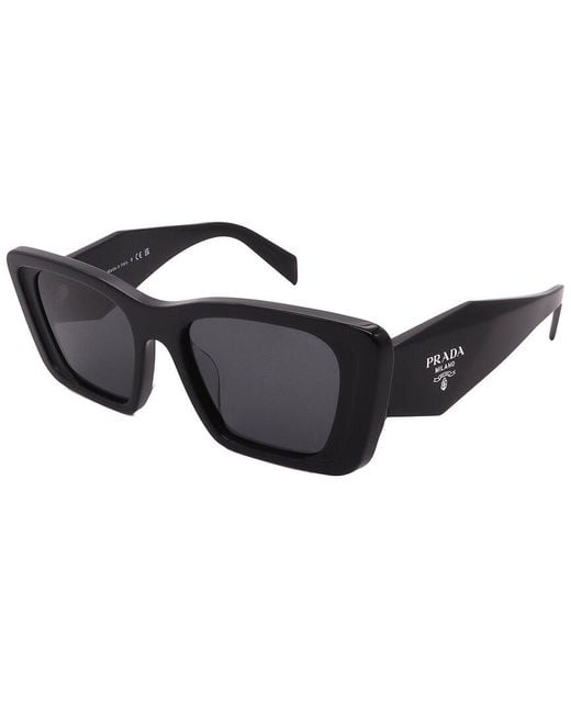 Prada Black Pr08Ysf 51Mm Sunglasses