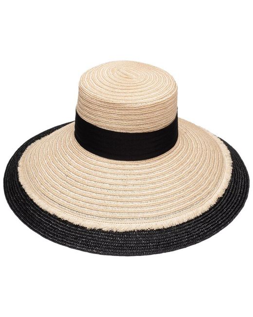 Eugenia Kim Black Mirabel Straw Hat