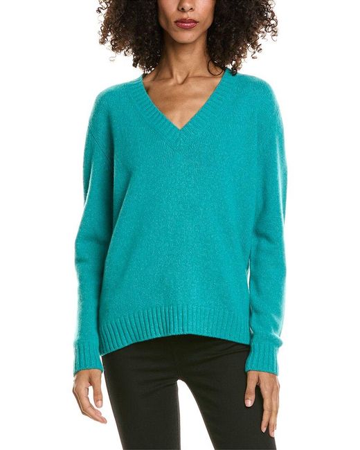 Prada Blue Wool & Cashmere-Blend Sweater