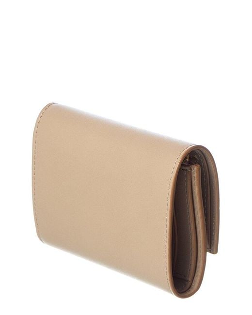 Loewe Natural Pebble Small Vertical Leather Wallet