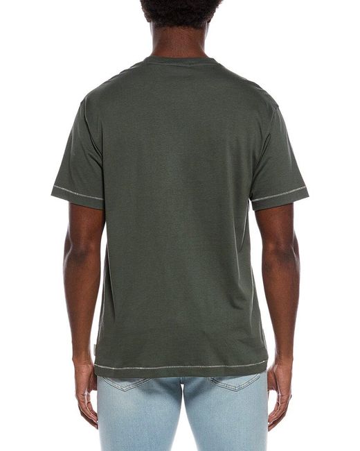 Scotch & Soda Green Graphic T-Shirt for men