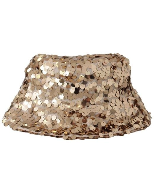 Dolce & Gabbana Brown Silk-Lined Hat