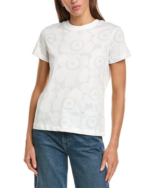 Marimekko White Heleys Unikko Shirt
