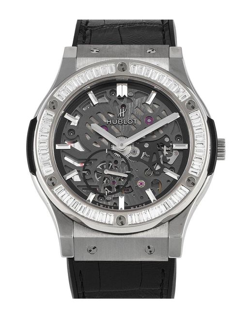 Hublot Gray Classic Fusion Watch (Authentic Pre-Owned) for men