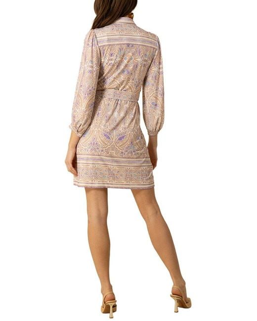 Hale Bob Natural Sloan Mini Dress