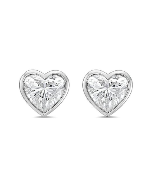 Diana M White Diana M. 14K 12.00 Ct. Tw. Lab-Grown Diamond Stud Earrings