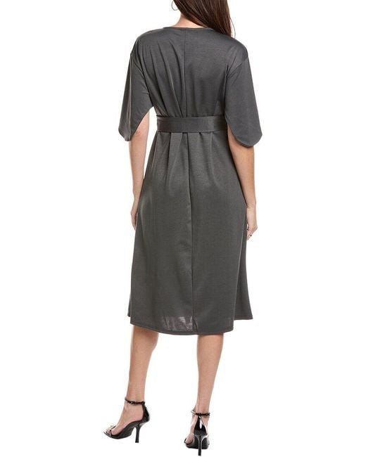 IPPONELLI Gray Midi Dress