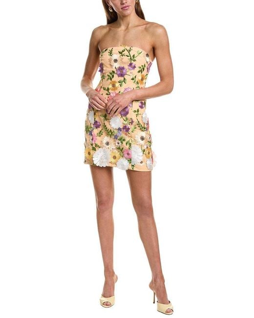 Endless Rose White Floral Embroidered Mini Dress