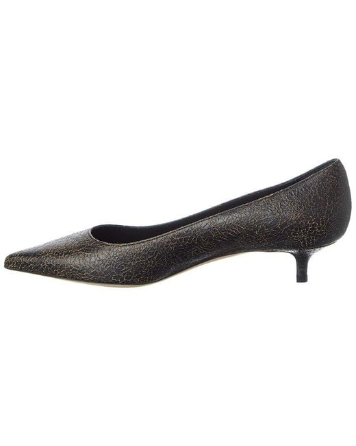 Jimmy Choo Black Amelia 38 Leather Pump