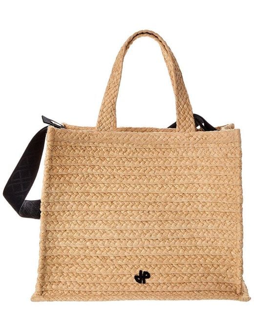 Patou Natural Jp Large Raffia Tote
