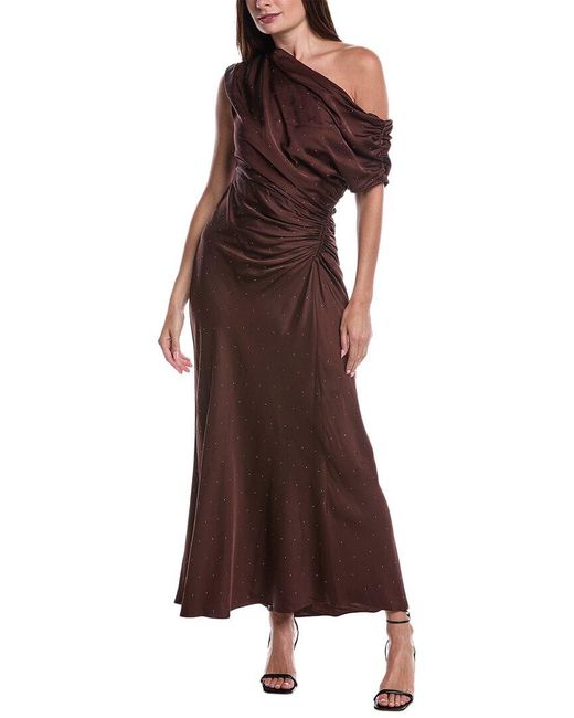 A.L.C. Brown Penny Maxi Dress