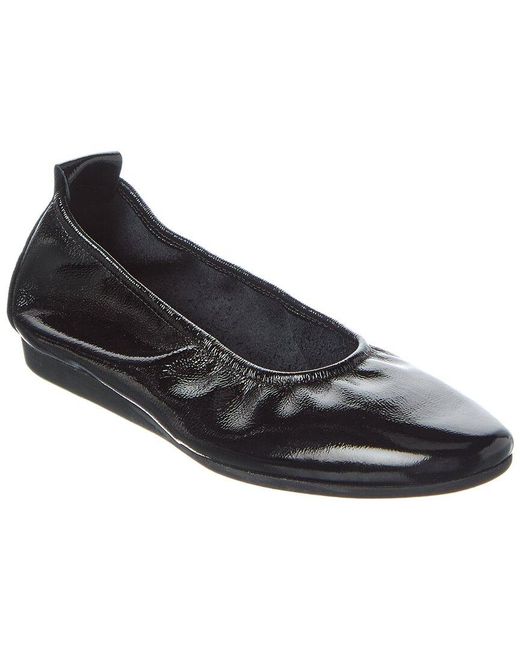 Arche Black Laius Leather Flat