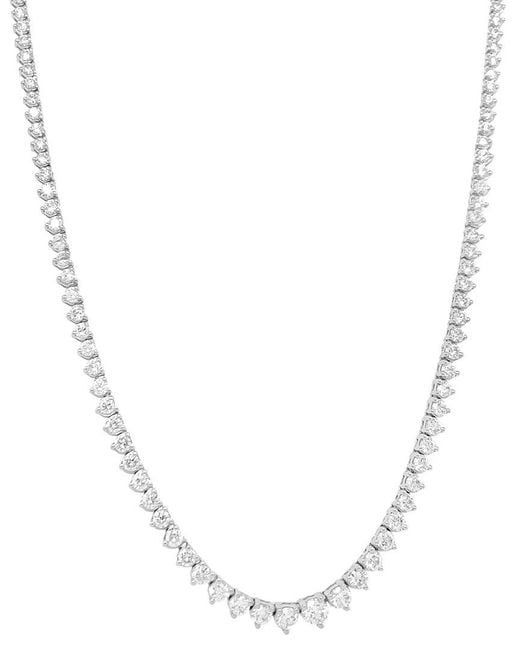 Lab Grown Diamonds White Platinum 5.00 Ct. Tw. Lab Grown Diamond Necklace