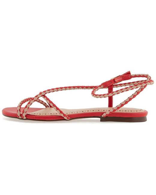 Rebecca Minkoff Pink Ayla Leather Sandal