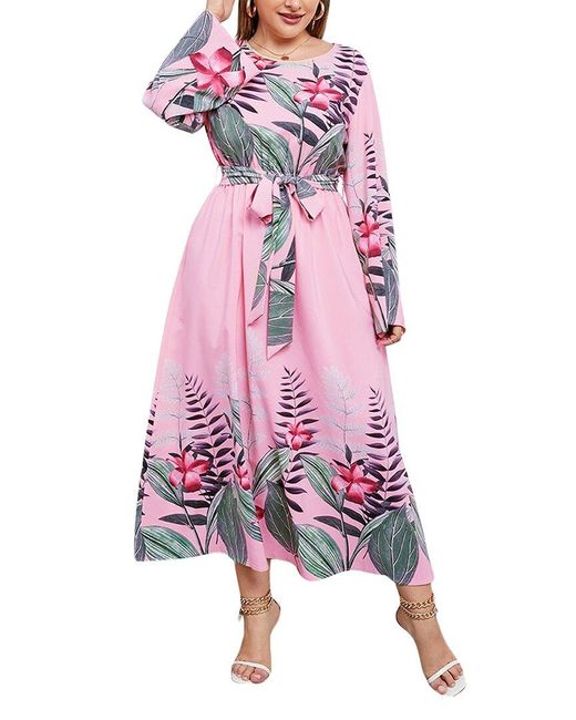 Nino Balcutti Pink Plus Maxi Dress