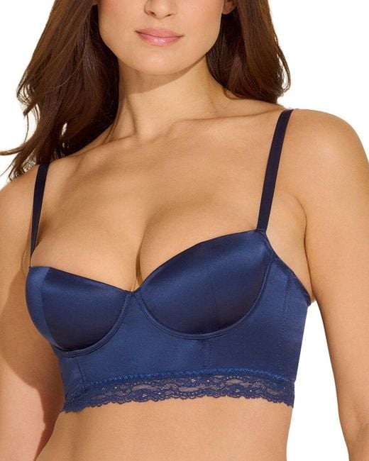 Cosabella Blue Dena Cropped Bustier