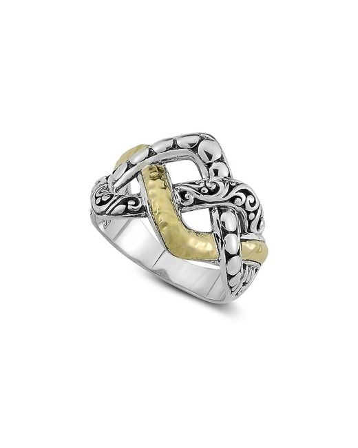 Samuel B. White 18k & Silver Interlocking Ring
