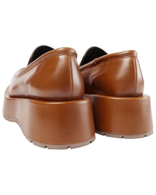 Paloma Barceló Brown Gael Leather Loafer