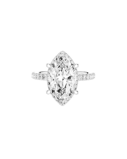 Amairah White 14K 4.25 Ct. Tw. Lab-Grown Diamond Engagement Ring