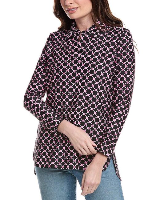 Jude Connally Purple Hadley Pullover Top