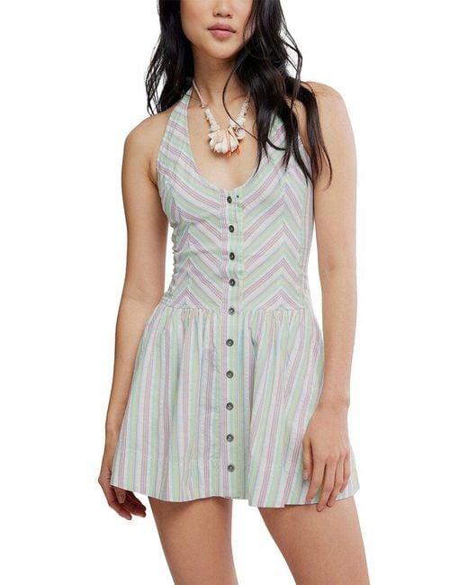 Free People Blue Clean Break Dress